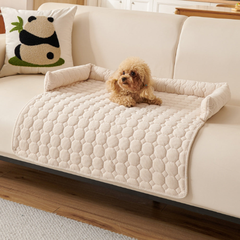 BowLift | Canine Non-Slip Bolster Pet Quilted Bed