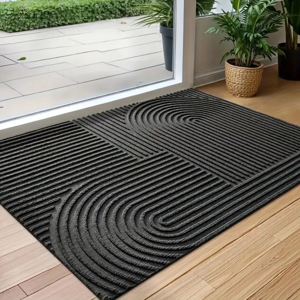 BowLift | Curved Thread Line Door Mat