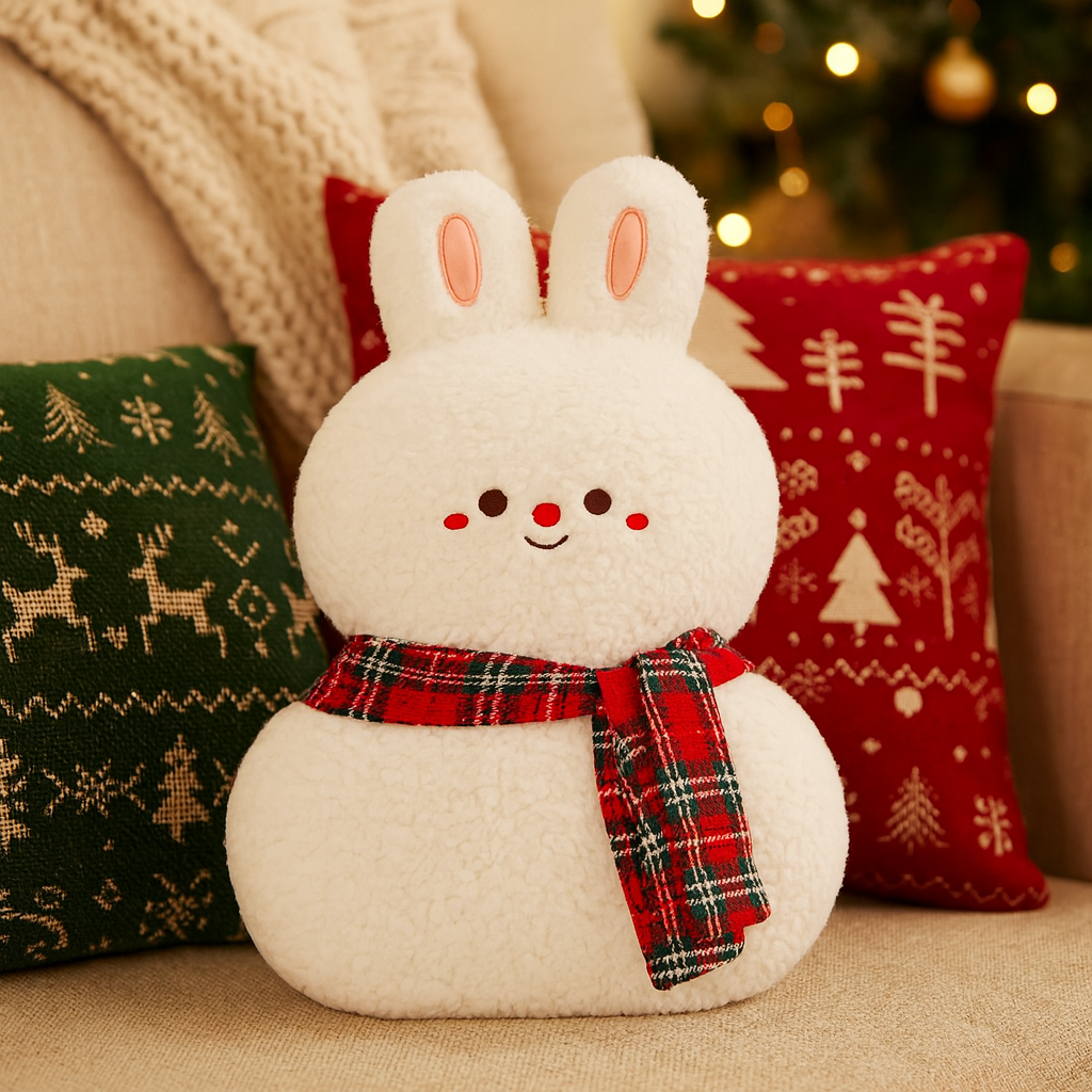 BowLift | Everjoy Plush Christmas Cushion – Festive Cuddle and Decorative Piece for Cozy Rooms