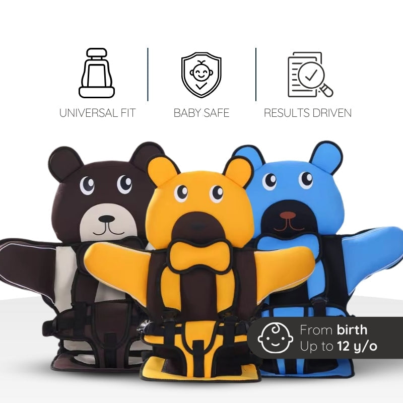 BowLift | Child Car Protection Cushion Seat Bear