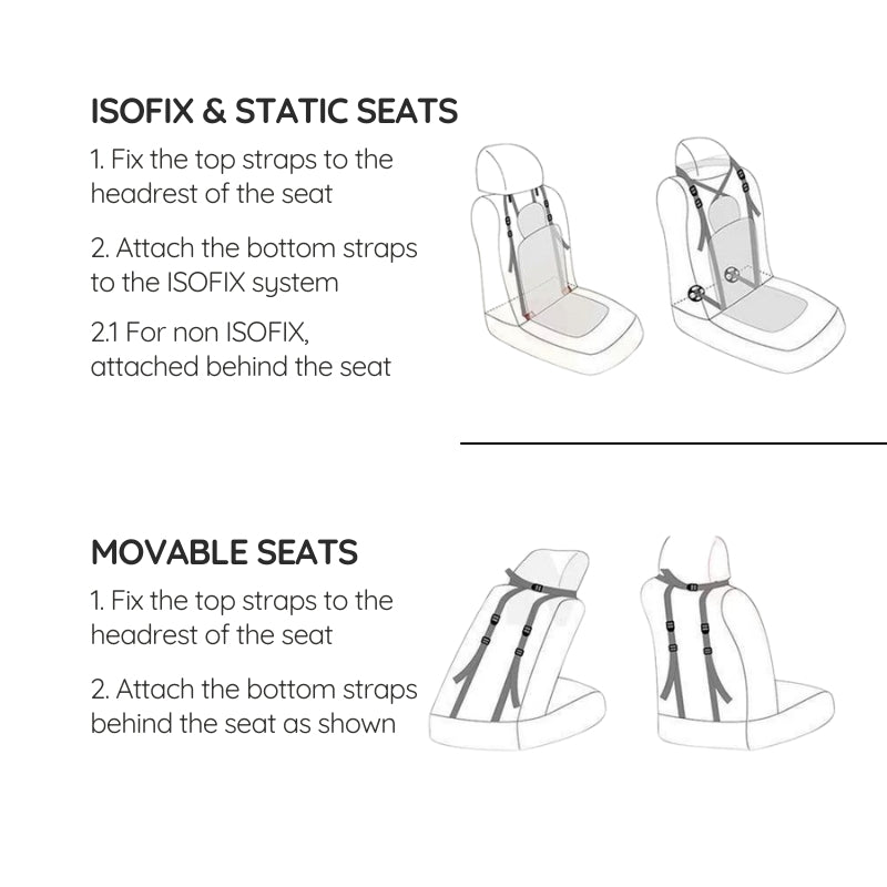 BowLift | Child Car Protection Cushion Seat Bear