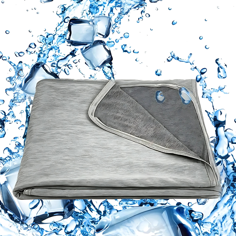 BowLift | Chilluxe Double-Sided Cooling Blanket – Lightweight Summer Blanket for Comfortable Sleeping Climate