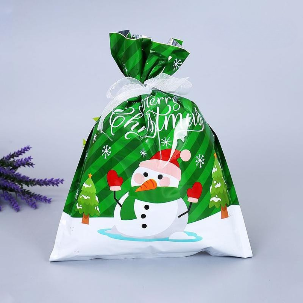 BowLift | Christmas Gift Bag Set Reusable Foil Holiday Wrapping Bags