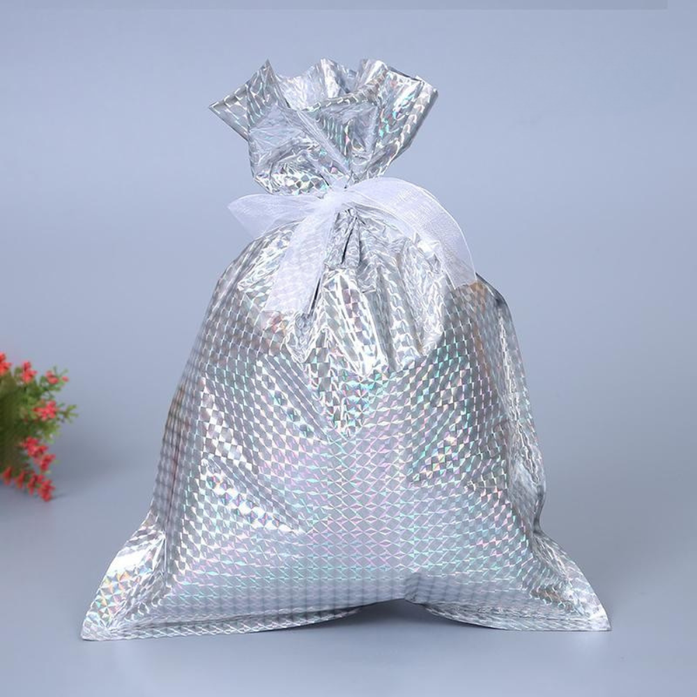 BowLift | Christmas Gift Bag Set Reusable Foil Holiday Wrapping Bags