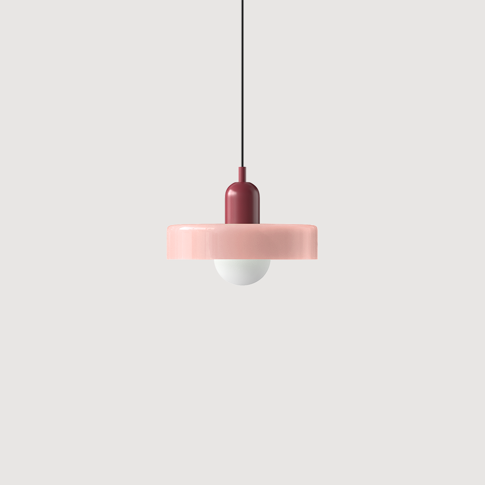 BowLift | Bauhaus Inspired Colourful Glass Pendant Light
