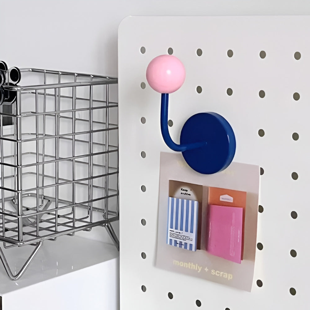 BowLift | Colorful Magnetic Wooden Ball Hooks Home Storage