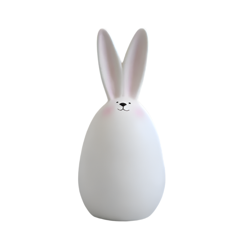 BowLift | ConeyBliss Minimalist Ceramic Bunny – Elegant White Easter Rabbit Figurine Decor