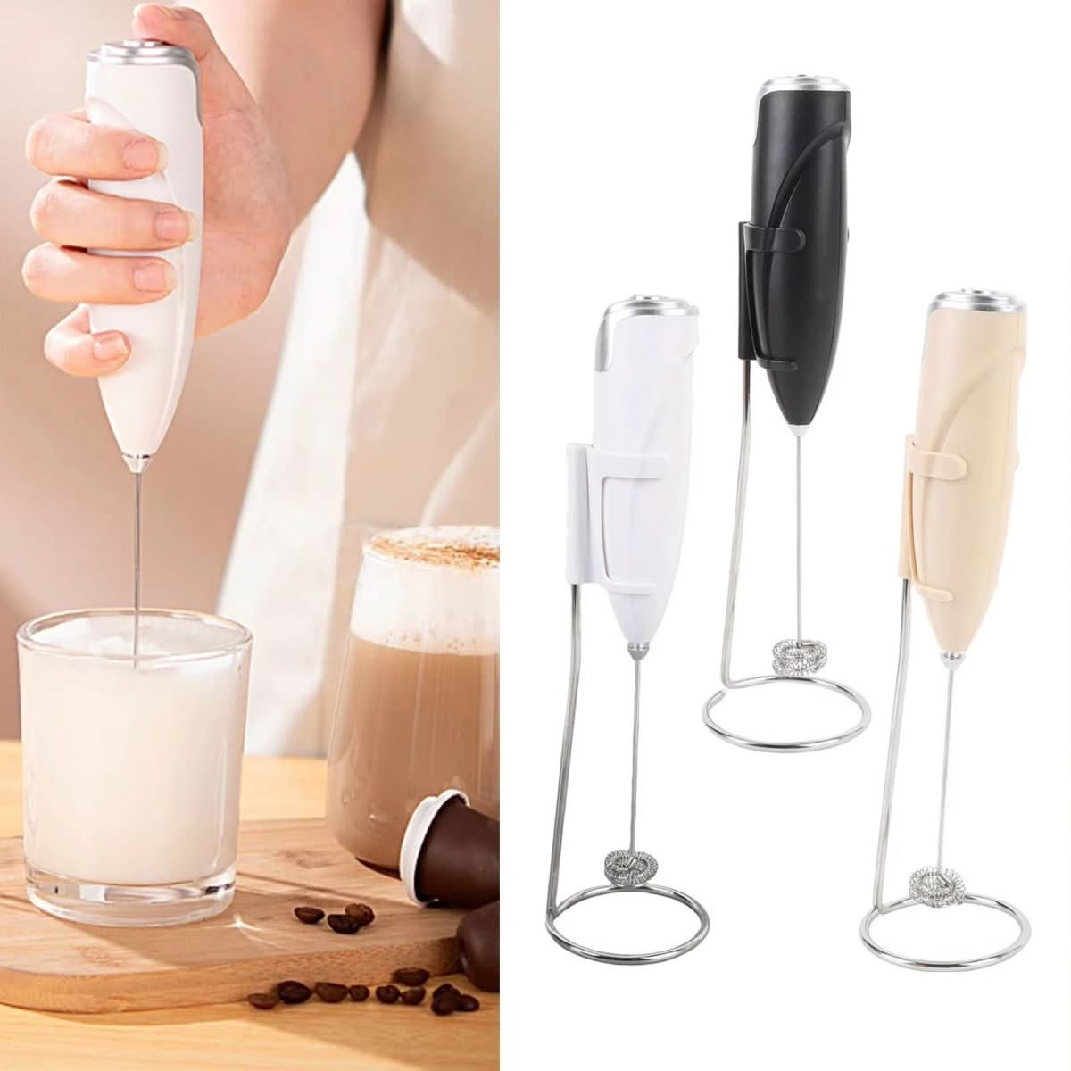BowLift | Electric Milk Frother & Egg Whisk for Coffee and Kitchen