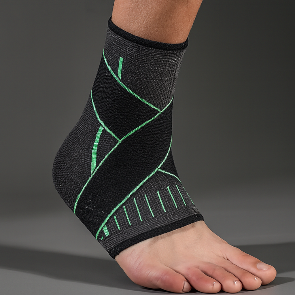 BowLift | Adjustable Compression Ankle Support Brace for Sports and Workout