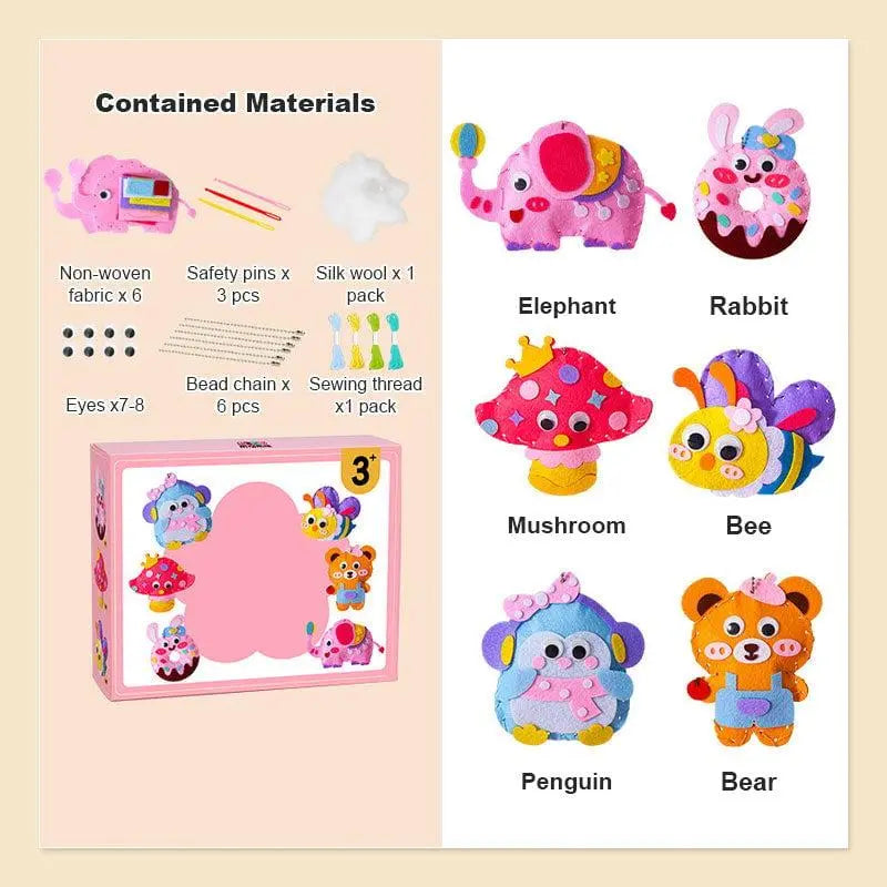 BowLift | DIY sewing kit for children – Creative crafting with cute animal motifs
