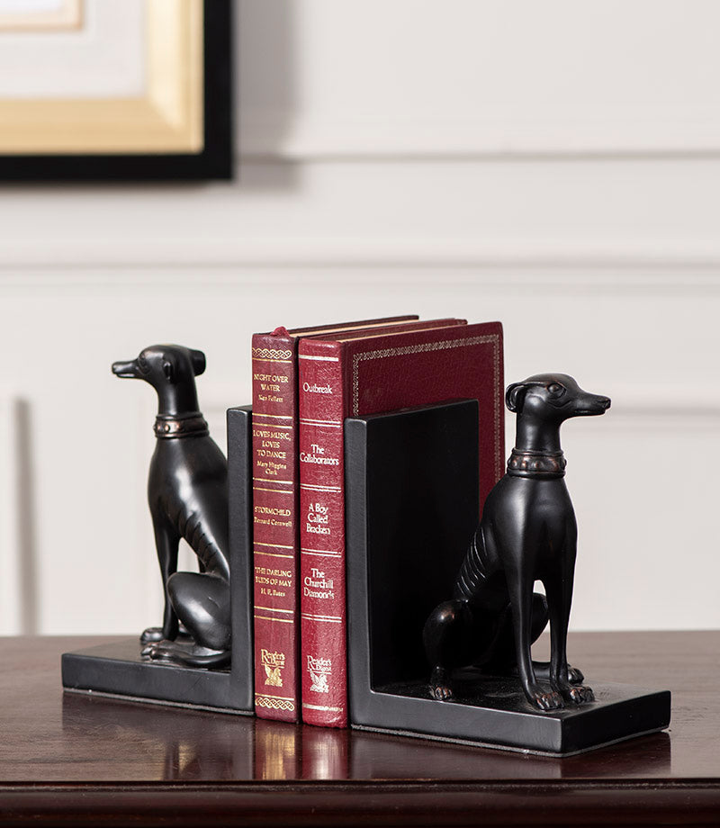 BowLift | Guard Dog Bookend Set - Black