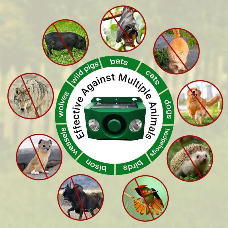 BowLift | Animal defense alarm lights with loud alarm signal