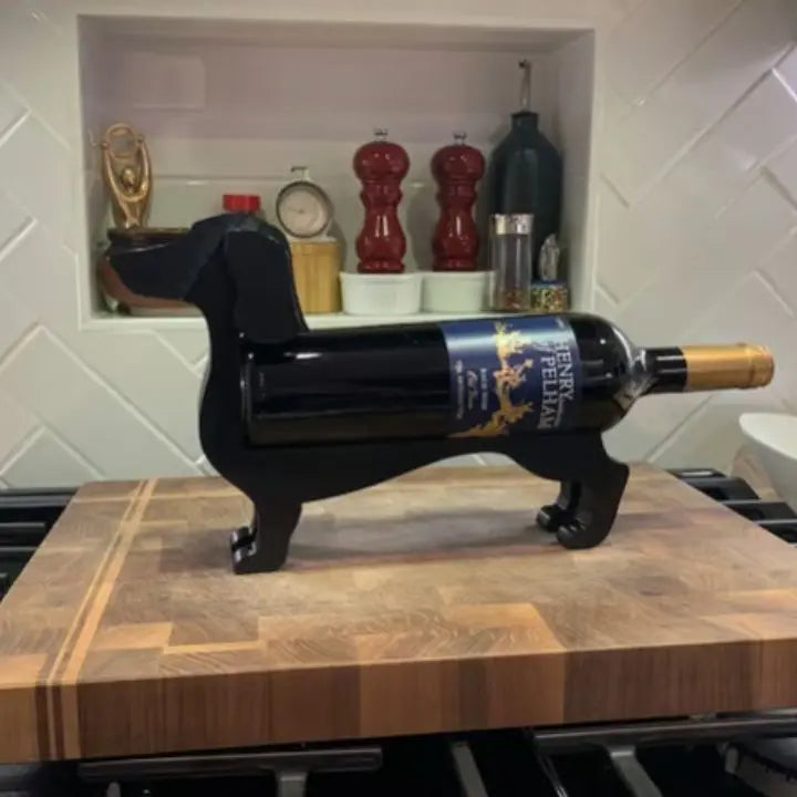 BowLift | Dachshund Wine Bottle Holder – Unique, Decorative Wine Holder
