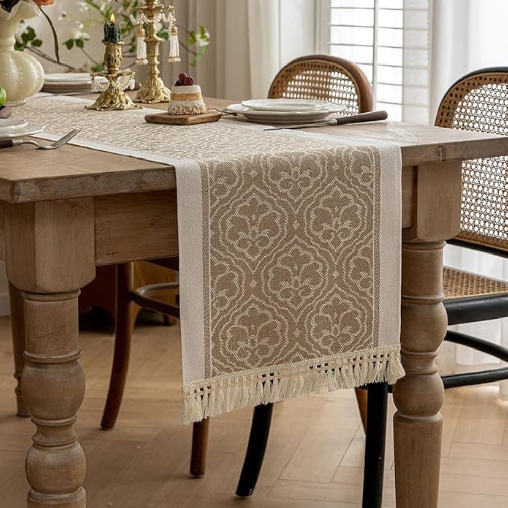 BowLift | Damask Dune Table Runner