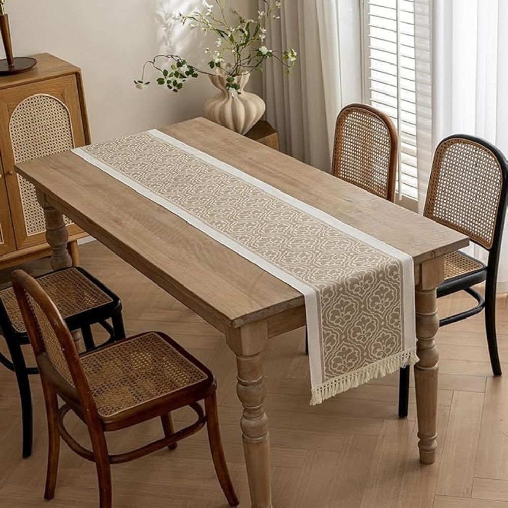 BowLift | Damask Dune Table Runner