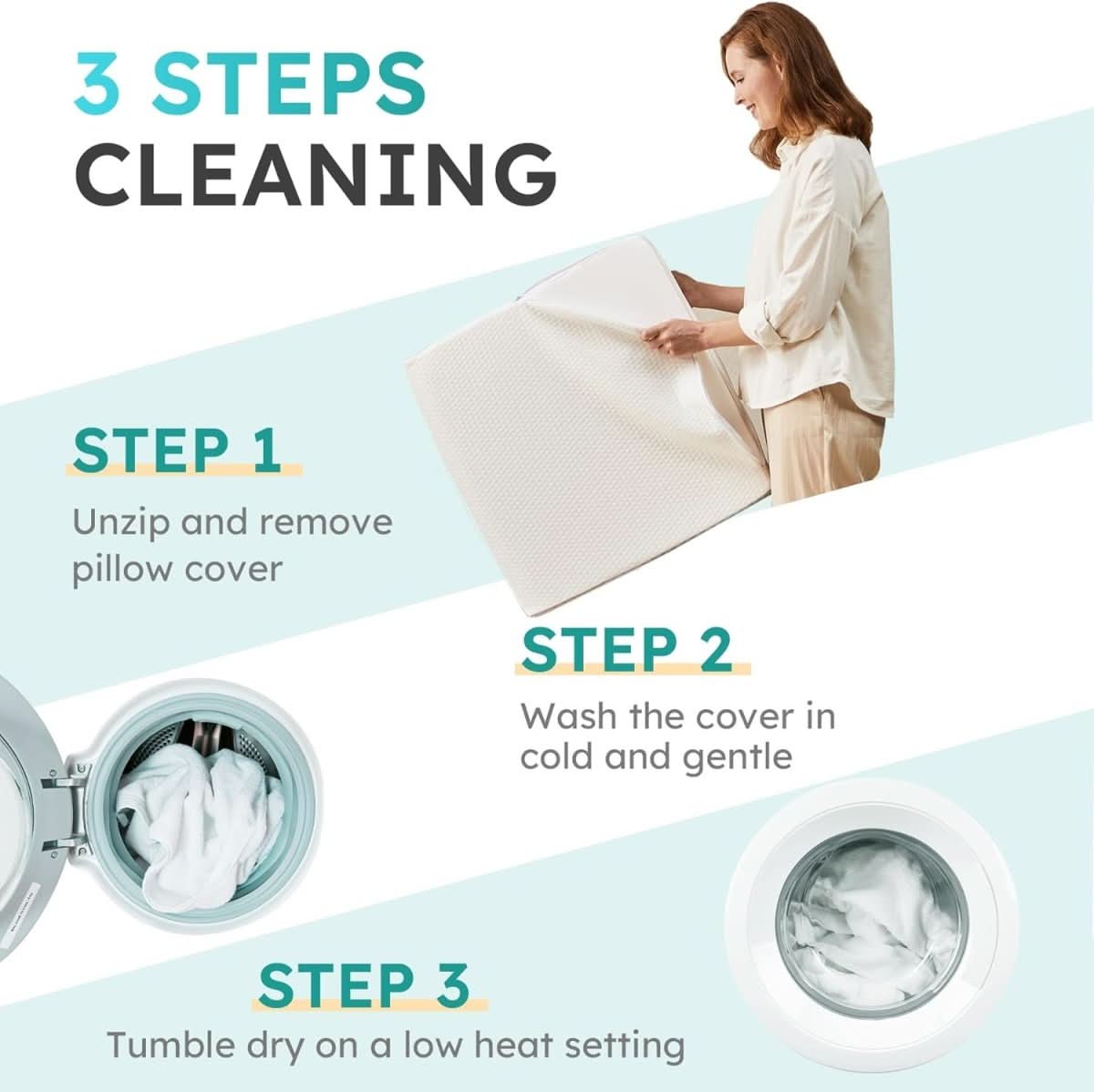 BowLift | Ergonomic Incline Wedge Cushion with Memory Foam