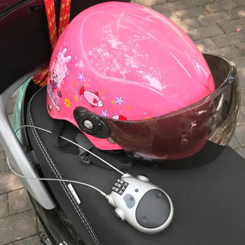 BowLift | Theft-proof telescopic wire lock for bicycle – pRedection for suitcase, helmet & bicycle