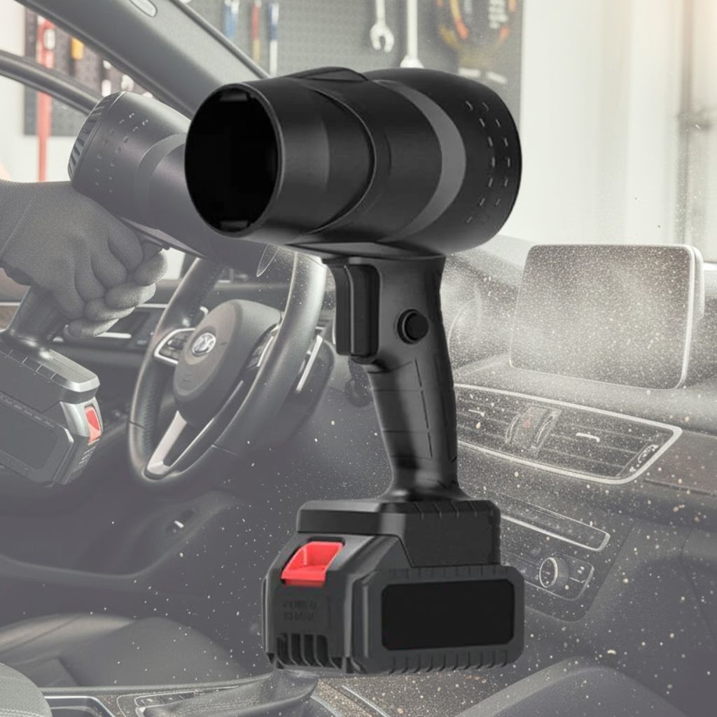 BowLift | High-Pressure Cordless Air Blower | Adjustable Speed, Lightweight & Ideal for Car, Home & Garden Cleaning