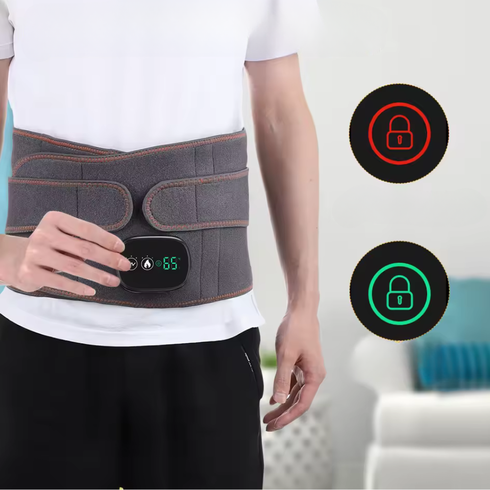 BowLift | Heated Back Belt – Ultimate Back Pain Relief Support for Lumbar and Herniated Disc Treatment