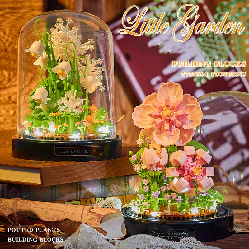 BowLift | BloomBrick DIY Micro Flower Building Blocks | Mini Brick Puzzle | Home Decoration & Gift Idea for Kids