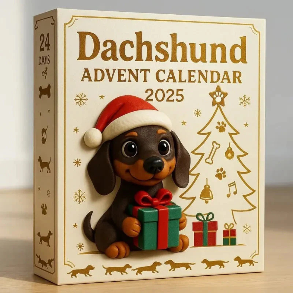 BowLift | Dog Advent Calendar Christmas Gift Collectible Figurines Set