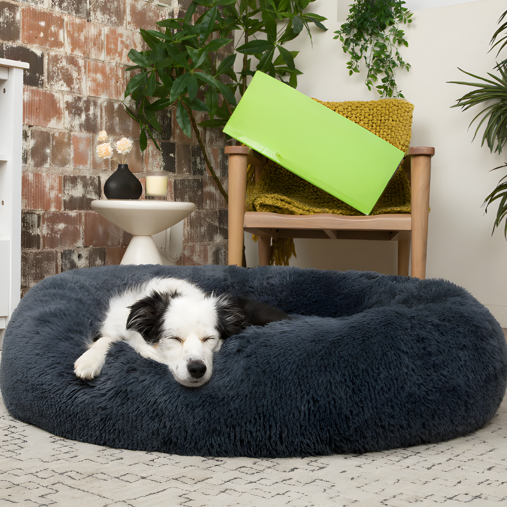 BowLift | Dog Calming Bed Soft Plush Anxiety Relief Pet Cushion