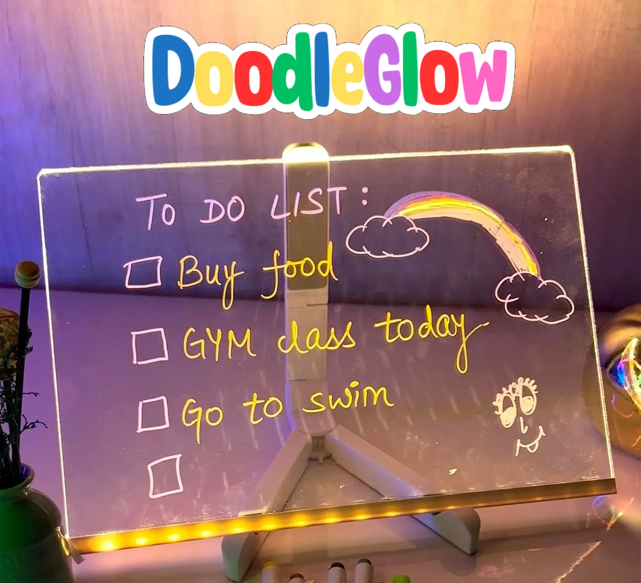 BowLift | DoodleGlow LED Drawing Board – Illuminated Artworks for Children