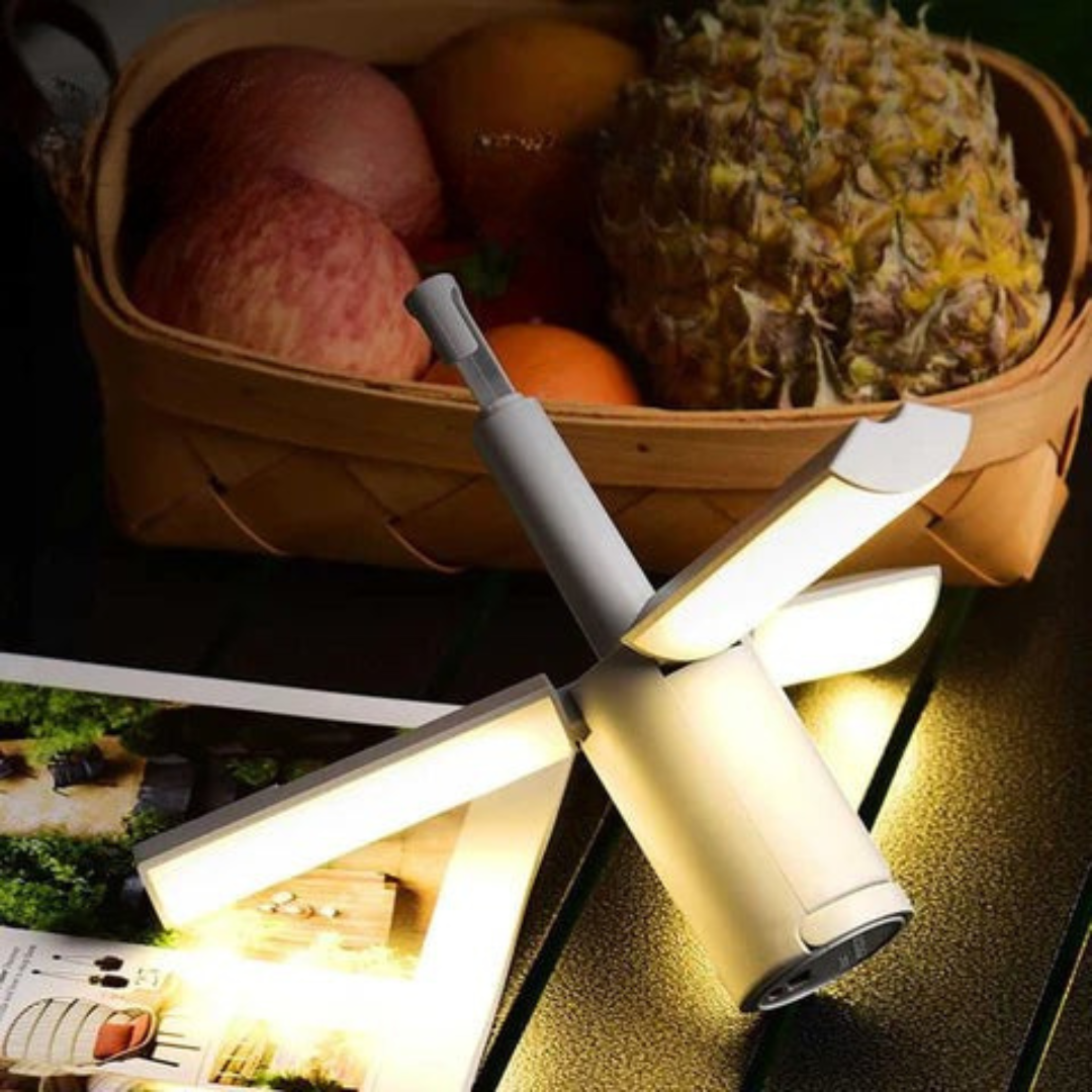 BowLift | All-in-One Camping Lamp | Rechargeable Outdoor Light with Adjustable Brightness & Long Battery Life
