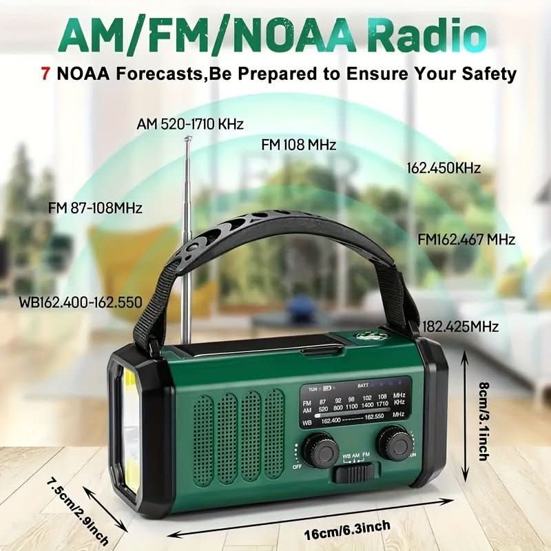 BowLift | All-in-one emergency radio with torch and USB charging function
