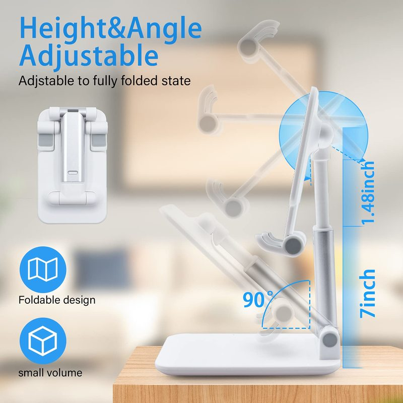 BowLift | Foldable Desktop Phone Tablet Holder Mobile Desk Stand