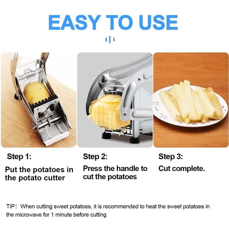 BowLift | Stainless Steel Fry Cutter – For homemade fries in top quality