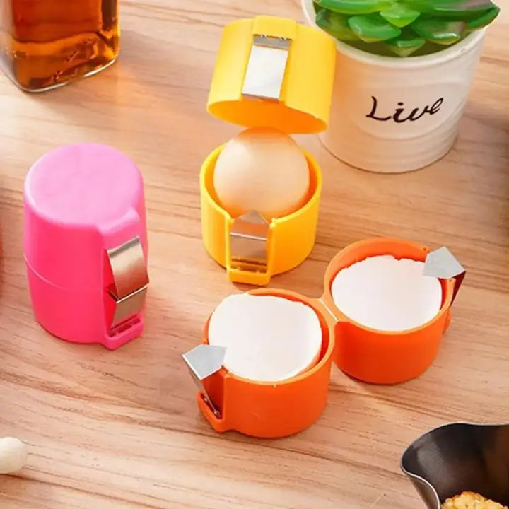 BowLift | Clean & Quick Egg Opener – With integrated separator attachment for yolk & egg white