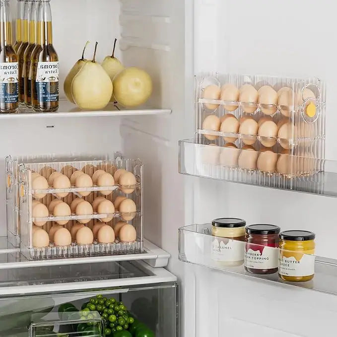 BowLift | Egg organizer with 3 levels and date display