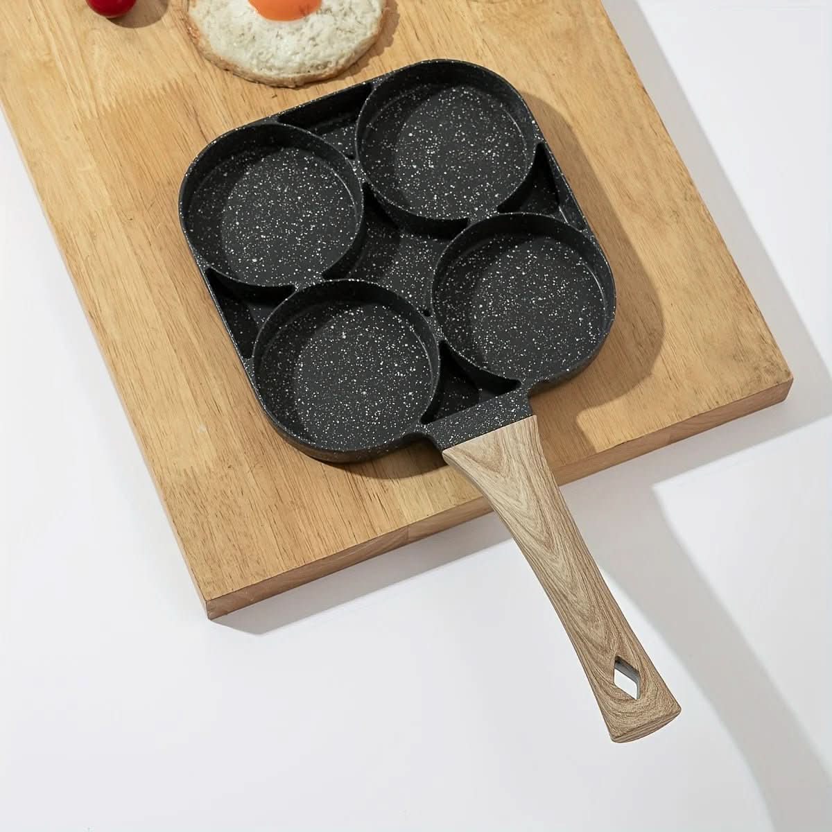 BowLift | Hole Non-Stick Pan | Multipurpose Pan for Eggs & Pancakes | Durable Aluminum | Easy to Clean