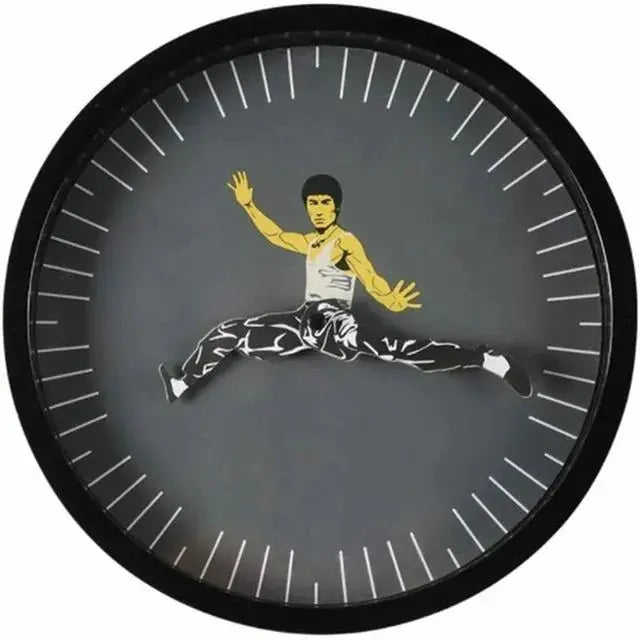 BowLift | Unique Kung Fu Wall Clock – Quiet and stylish