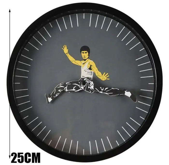 BowLift | Unique Kung Fu Wall Clock – Quiet and stylish