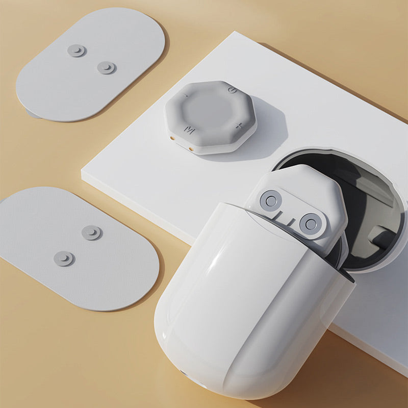 BowLift | Cordless TENS Massage Patch – Portable Pain Relief & Muscle Stimulation Tensiffy with Rechargeable Electric Pulse Technology