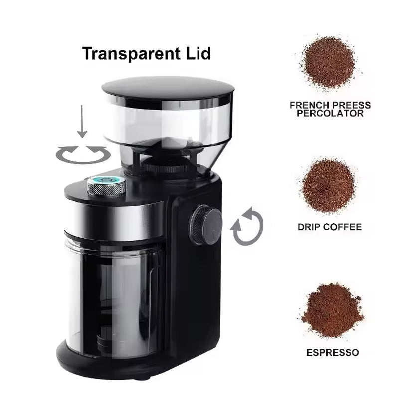 BowLift | Touch Screen Can Program Your Coffee Up To 24 Hours In Advance Automatic Portable Coffee Machine Black