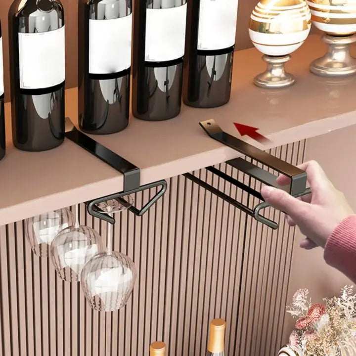 BowLift | Elegant wine glass holder for undercounter installation