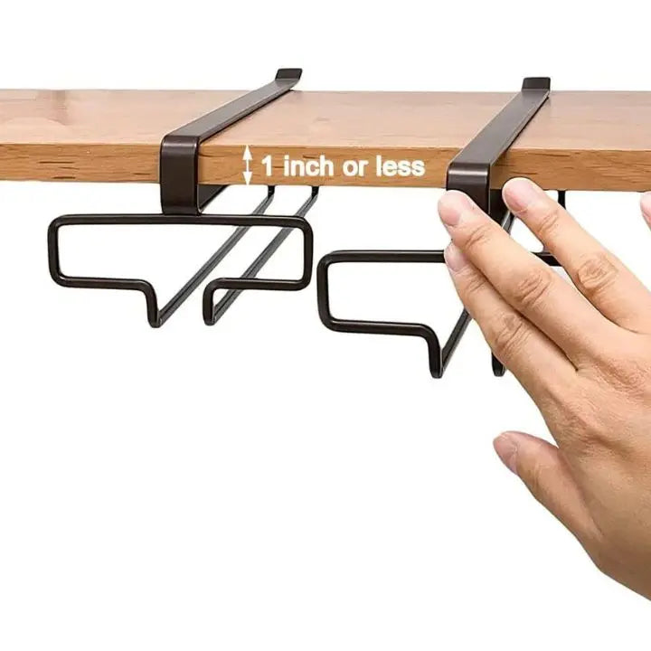 BowLift | Elegant wine glass holder for undercounter installation