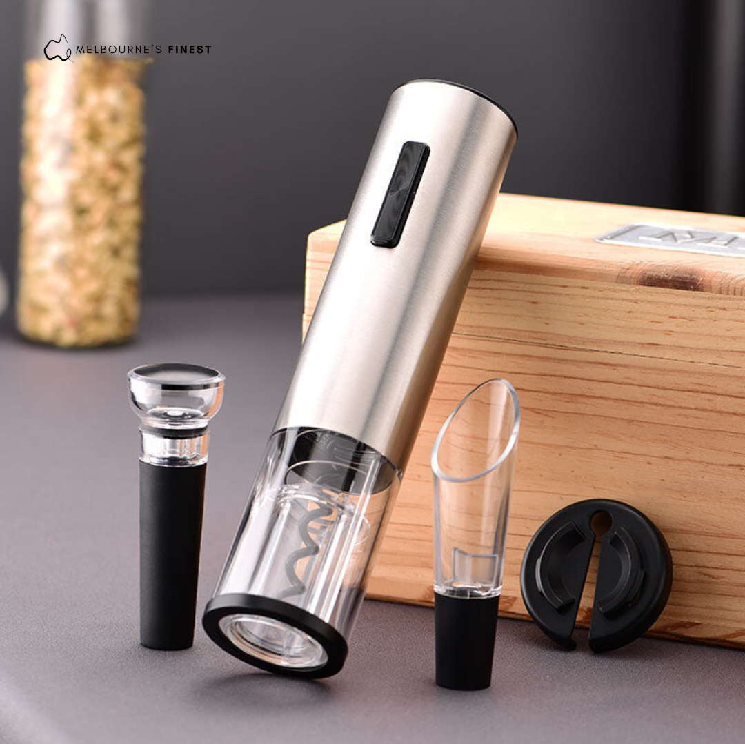 BowLift | Electric Wine Opener – 4-in-1 Set for Easy Corking and Perfect Pouring