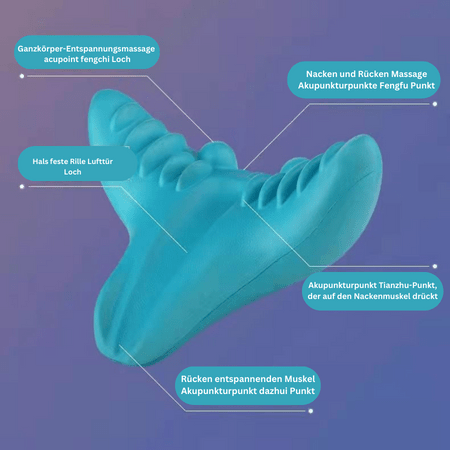 BowLift | Ergonomic Neck Massage Pillow for Relaxation & Pain Relief