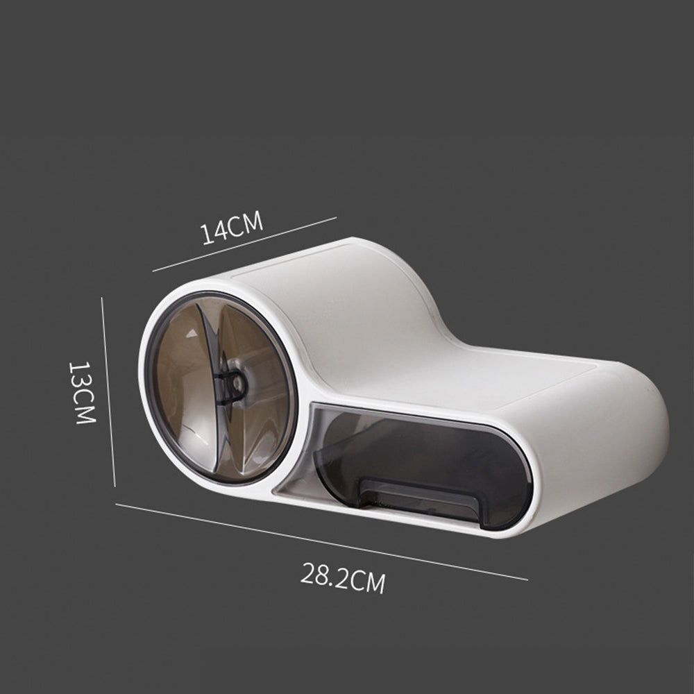 BowLift | DryHold Self-Adhesive Toilet Paper Holder – Waterproof Wall Solution with Extra Storage Space