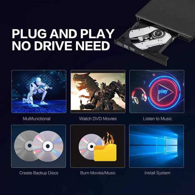 BowLift | External CD Drive USB