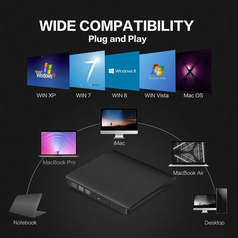 BowLift | External CD Drive USB