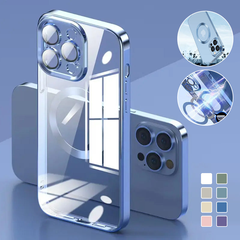 BowLift | Electroplating Wireless Magnetic Charging All-Inclusive Lens Case for iPhone