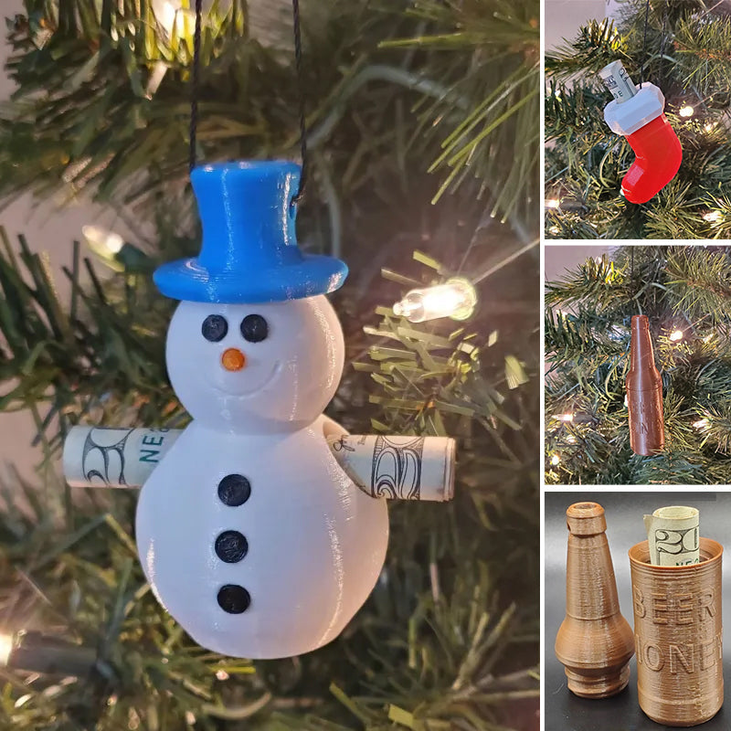 BowLift | Funny Christmas Money Ornament