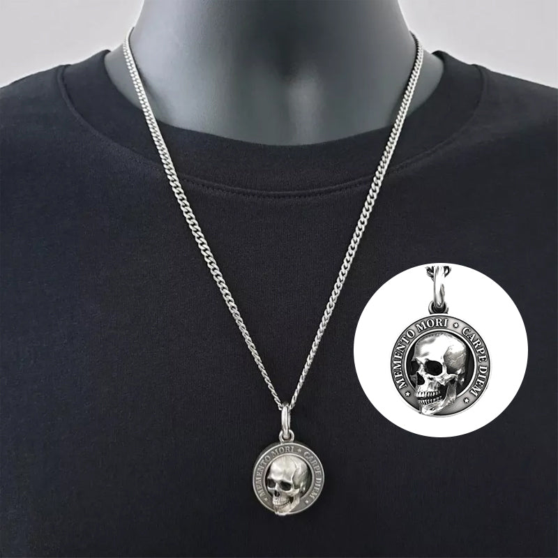 BowLift | Memento Mori Skull Pendant