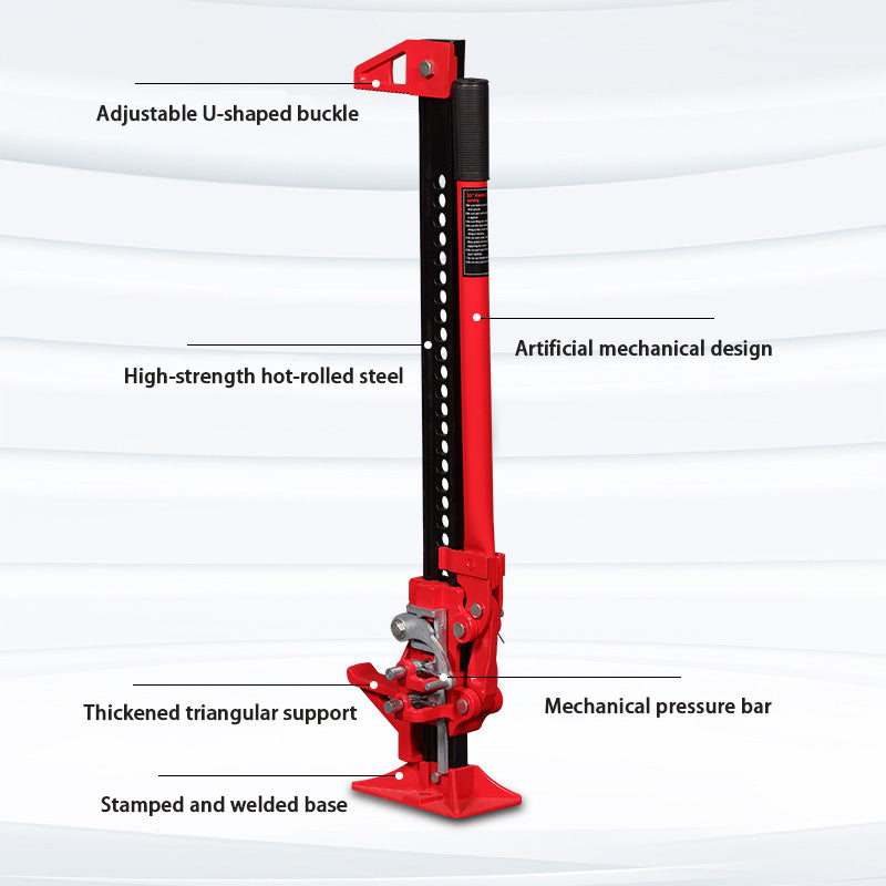 BowLift | Vertical Raised Farmer Roof, Manual 60-Inch Car Rescue Tire Lifter, Emergency Rescue Monkey Climbing Pole
