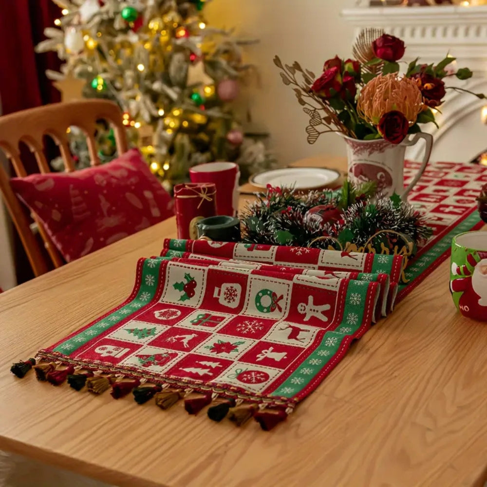 BowLift | Festive Charm Holiday Table Runner